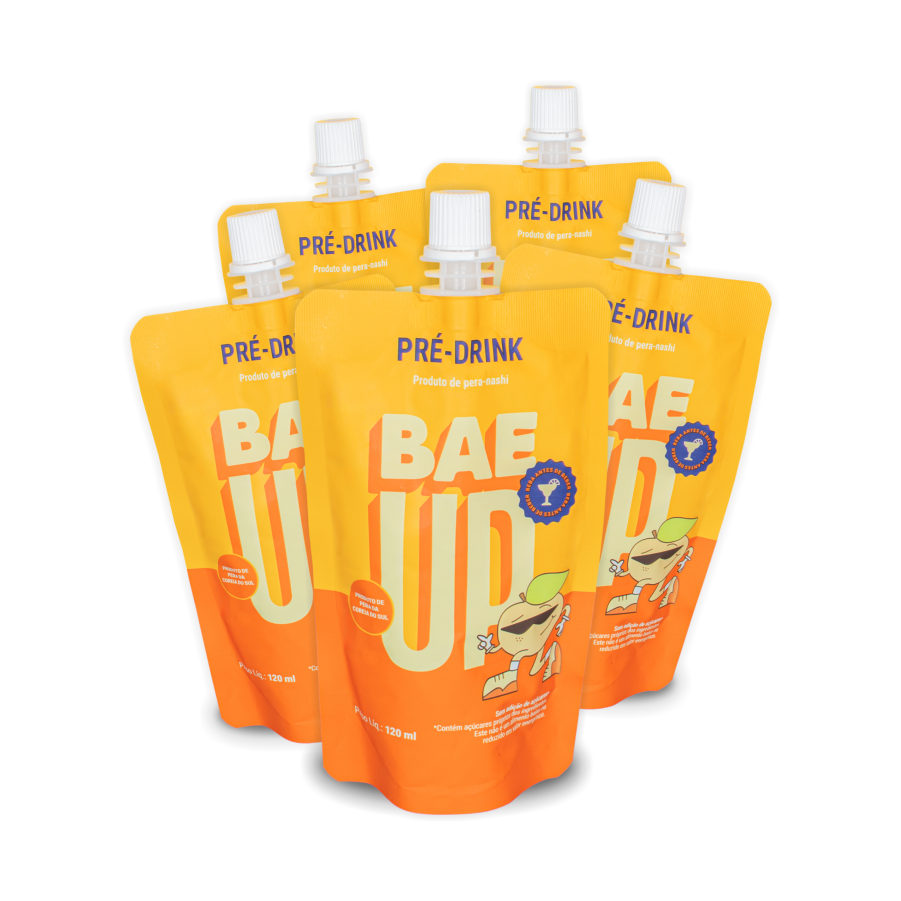 Kit de 5 Bae Up, suco de pera coreana bom para ressaca.